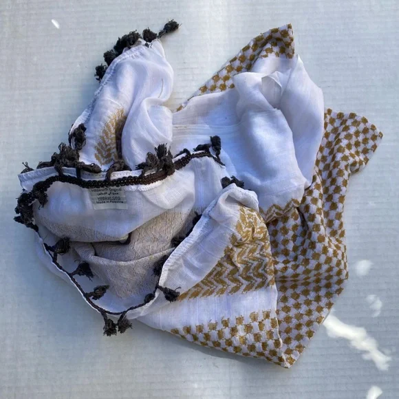 Hirbawi Original Alquds Al Quds Kufiya Palestinian Scarf - Picture 2 of 15